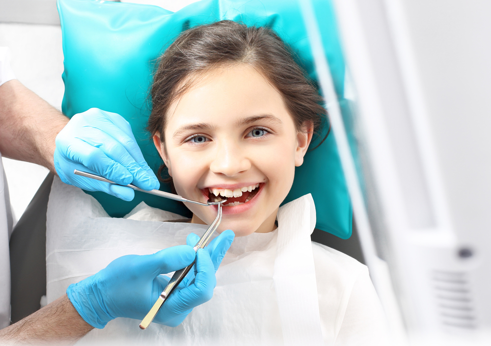 sealants dental work on child
