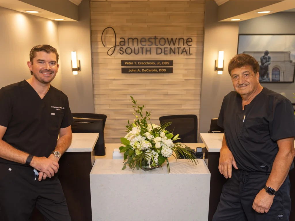 Dr. Peter Cracchiolo Jr. and Dr. John Decarolis at Jamestowne South Dental | Dentist in Bingham Farms, MI