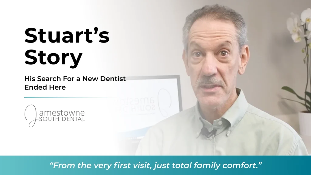 Stuart's Story: Finding a Perfectionist For His New Dentist at Jamestowne South Dental in Bingham Farms, MI